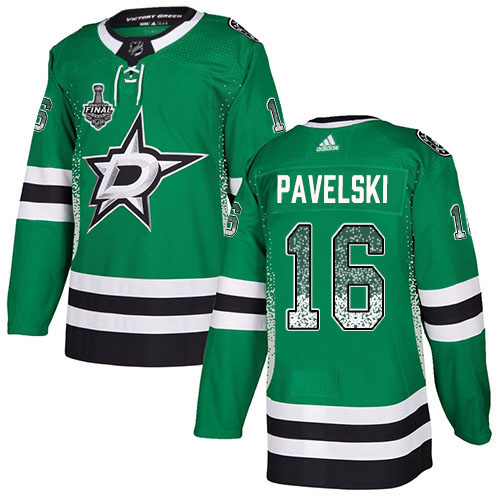 Adidas Men Dallas Stars #16 Joe Pavelski Green Home Authentic Drift Fashion 2020 Stanley Cup Final Stitched NHL Jersey